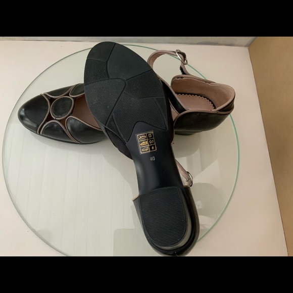 Spring step black ankle strap sandals sizes 40 - Picture 5 of 6